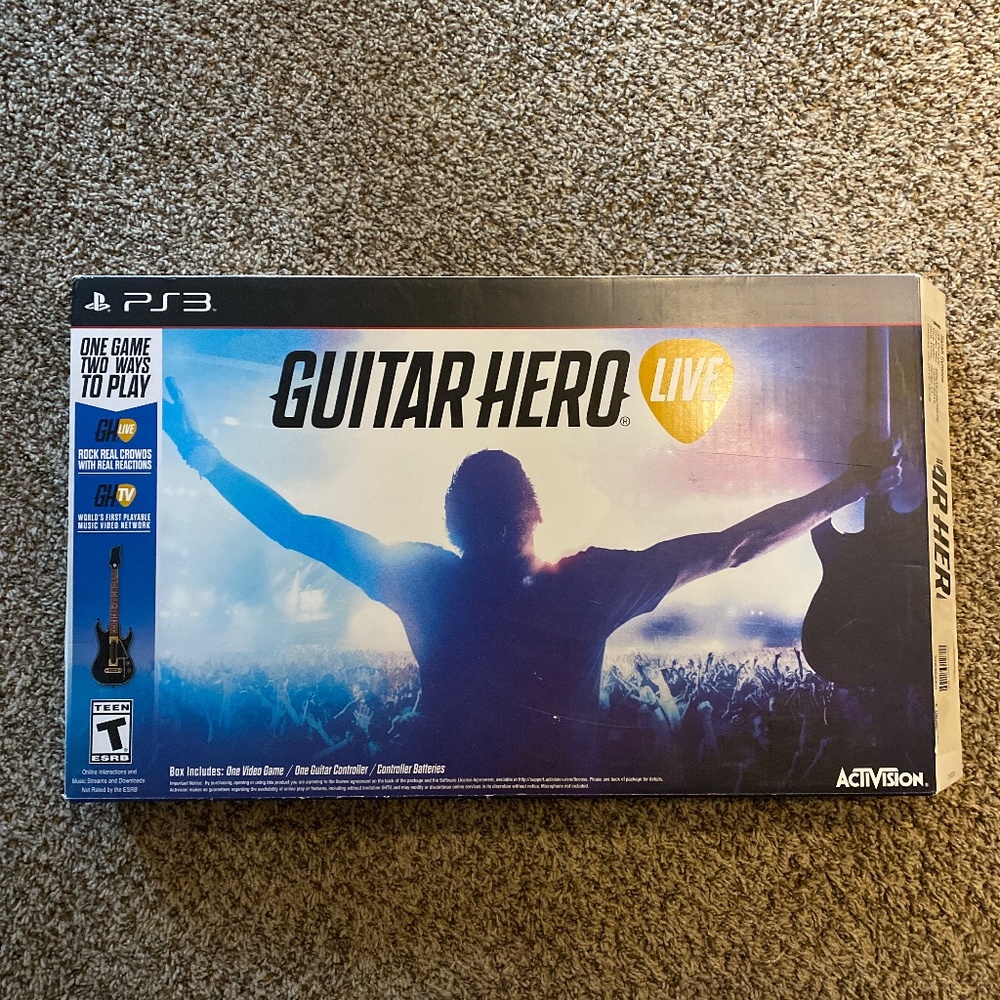 PS3 Guitar Hero Live